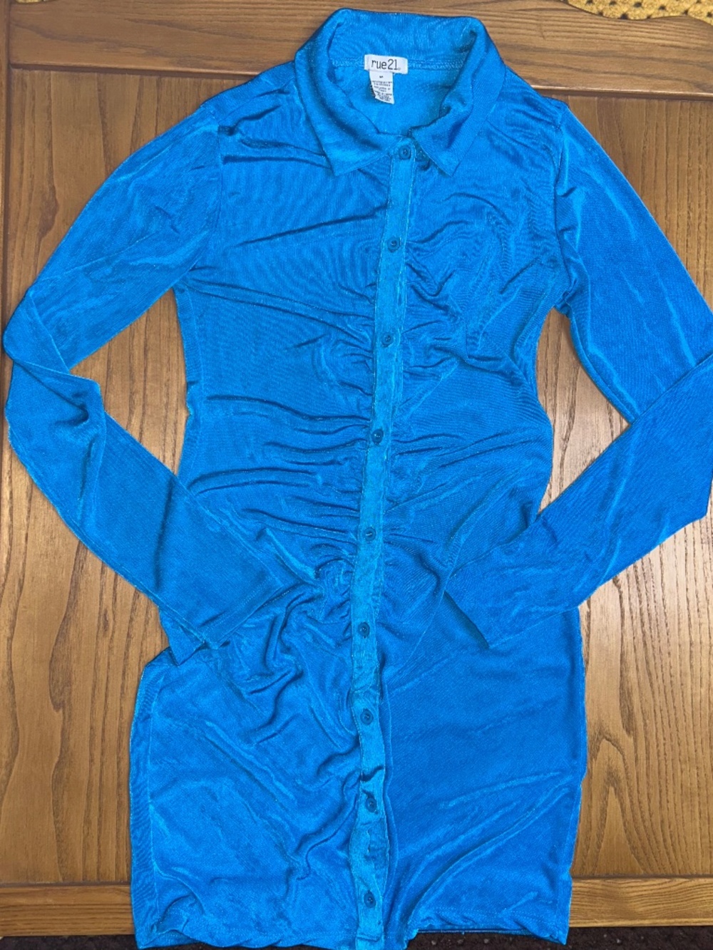 Blue Rue 21 Button Down Dress Size M